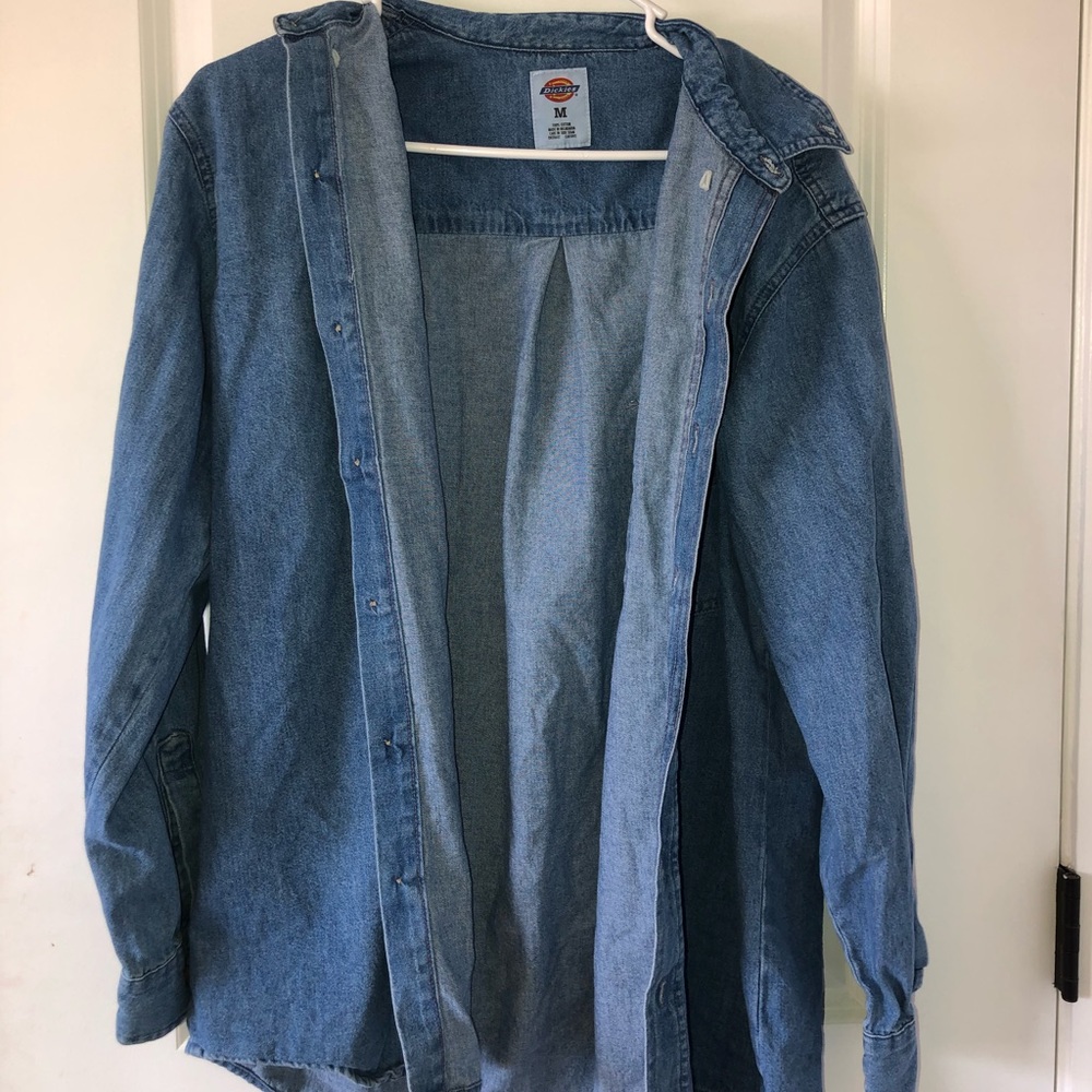 Dickies Men’s Denim Button up